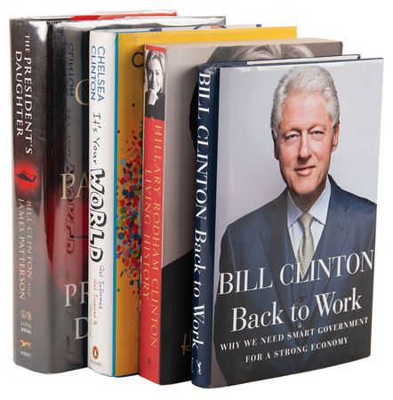 Lot #56 Bill, Hillary, and Chelsea Clinton (4) Signed Books - Image 1