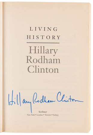 Lot #56 Bill, Hillary, and Chelsea Clinton (4) Signed Books - Image 3