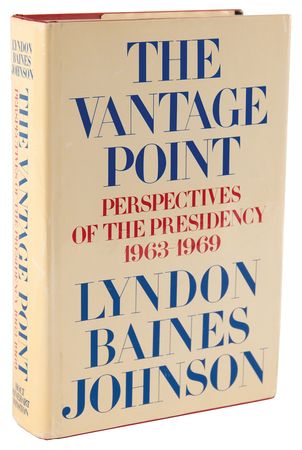 Lot #88 Lyndon B. Johnson Signed Book - The Vantage Point - Image 3