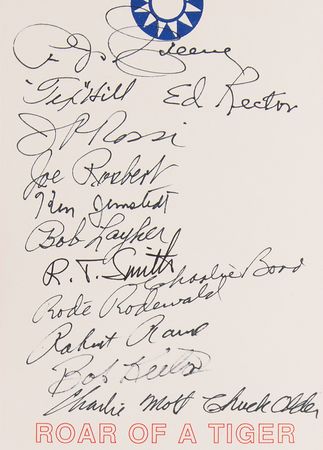 Lot #487 Flying Tigers (14) Signed Book - Roar of the Tiger - Image 2