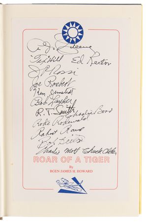 Lot #487 Flying Tigers (14) Signed Book - Roar of the Tiger - Image 4