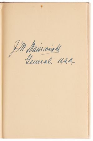 Lot #559 Jonathan M. Wainwright Signed Book - General Wainwright's Story - Image 4