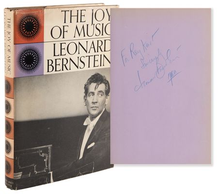 Lot #760 Leonard Bernstein Signed Book - The Joy of Music - Image 1