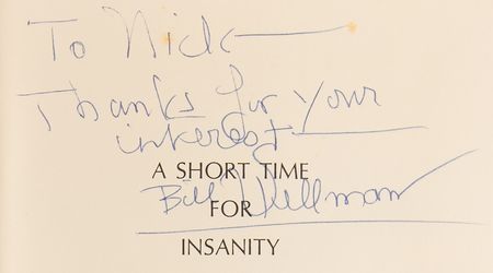 Lot #927 William Wellman Signed Book - A Short Time for Insanity - Image 2