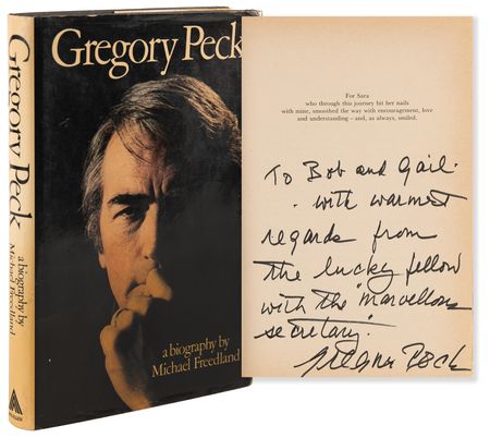 Lot #889 Gregory Peck Signed Book - Gregory Peck: A Biography - Image 1