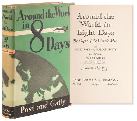 Lot #583 Wiley Post and Harold Gatty Signed Book - Around the World in 8 Days - Image 1