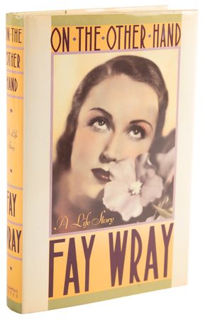 Lot #933 Fay Wray Signed Book - On the Other Hand - Image 3