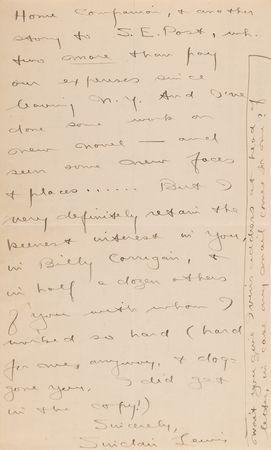 Lot #736 Sinclair Lewis (3) Autograph Letters Signed - Image 5