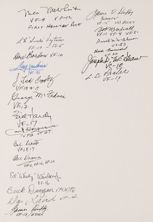 Lot #486 Fighter Pilots Signed Book - Hellcat - Image 2