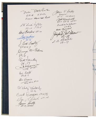 Lot #486 Fighter Pilots Signed Book - Hellcat - Image 4
