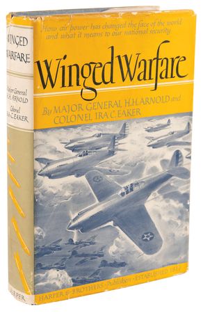 Lot #441 Hap Arnold and Ira Eaker Signed Book - Winged Warfare - Image 3