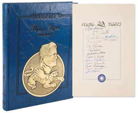 Lot #488 Flying Tigers (15) Signed Book - Chennault's Flying Tigers: 1941–1945 - Image 1