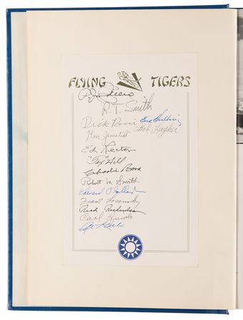 Lot #488 Flying Tigers (15) Signed Book - Chennault's Flying Tigers: 1941–1945 - Image 4