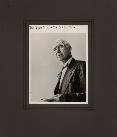 Lot #901 Carl Sandburg Signed Photograph - Image 2