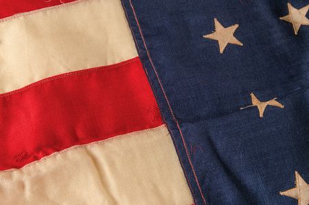 Lot #438 American Flag (48 Star, ca. 1920) and U. S. Army Campaign Streamers (10, ca. 1921) - Image 7