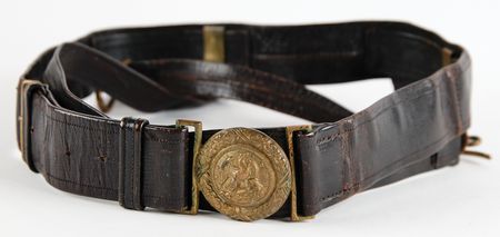 Lot #553 U.S. Navy Undress Sword Belt - Spanish-American War Era (ca. 1900) - Image 1