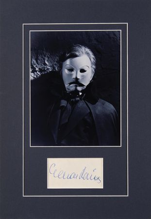 Lot #895 Claude Rains Signature - Image 1