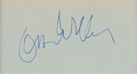 Lot #926 Orson Welles Signature - Image 2