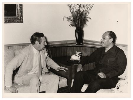 Lot #329 Anwar Sadat Typed Letter Signed - Image 2