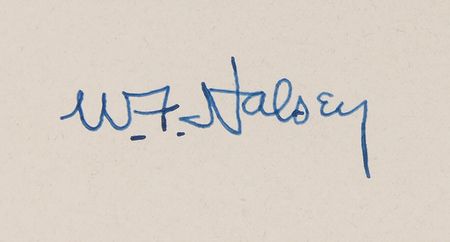 Lot #496 William F. Halsey Signed Book - Admiral Halsey's Story - Image 2