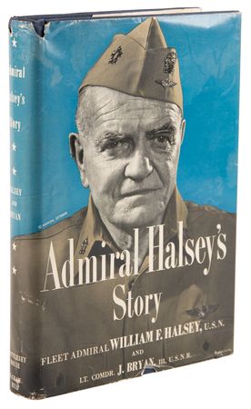 Lot #496 William F. Halsey Signed Book - Admiral Halsey's Story - Image 3