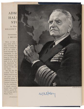 Lot #496 William F. Halsey Signed Book - Admiral Halsey's Story - Image 4