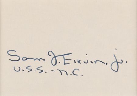 Lot #345 Watergate (9) Signatures with Nixon, Woodward, and Bernstein - Image 7