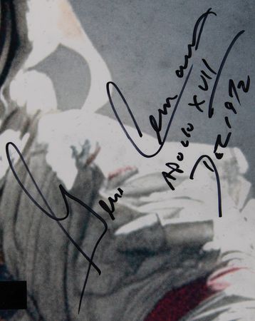 Lot #615 Gene Cernan Signed 'The Last Man on the Moon' Movie Poster (22.25? x 33?) - From the Personal Collection of Gene Cernan - Image 2