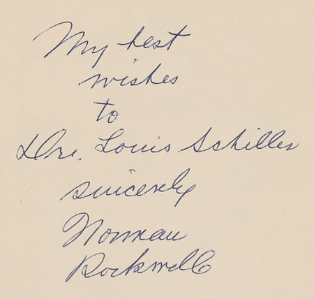 Lot #681 Norman Rockwell Signed Book - My Adventures as an Illustrator - Image 2