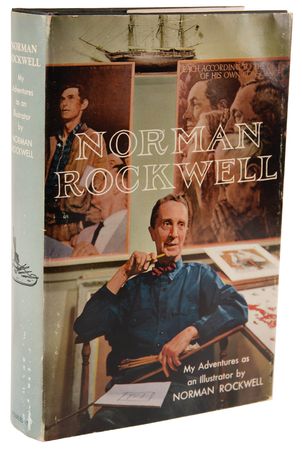 Lot #681 Norman Rockwell Signed Book - My Adventures as an Illustrator - Image 3