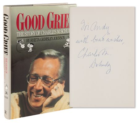 Lot #695 Charles Schulz Signed Book - Good Grief - Image 1