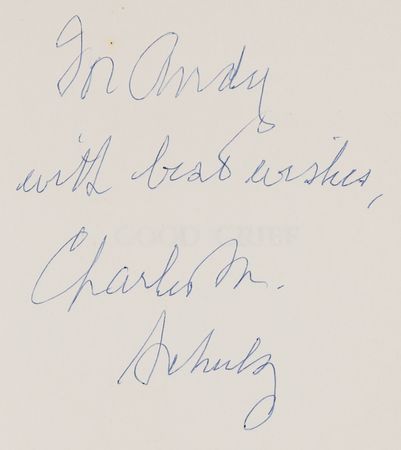 Lot #695 Charles Schulz Signed Book - Good Grief - Image 2