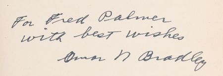 Lot #458 Omar Bradley Signed Book - Bradley: A Soldier's Story - Image 2