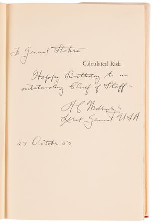 Lot #468 Mark Clark Signed Book - Calculated Risk - Image 5