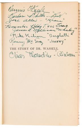 Lot #912 The Story of Dr. Wassell Cast-Signed Book with Gary Cooper and Cecil B. DeMille - Image 3