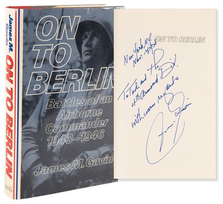 Lot #493 James M. Gavin Signed Book - On to Berlin - Image 1