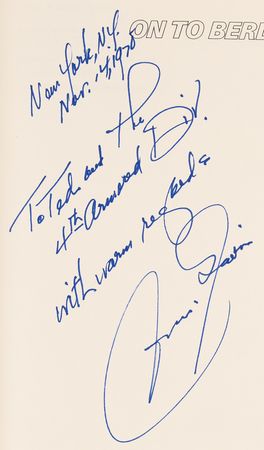 Lot #493 James M. Gavin Signed Book - On to Berlin - Image 2