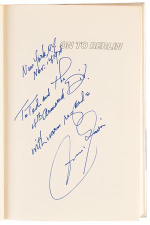 Lot #493 James M. Gavin Signed Book - On to Berlin - Image 4