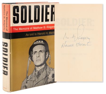 Lot #534 Matthew Ridgway Signed Book - Soldier: The Memoirs of Matthew B. Ridgway - Image 1