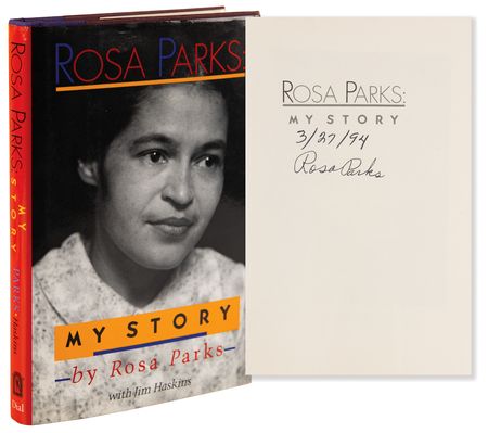 Lot #316 Rosa Parks Signed Book - My Story - Image 1