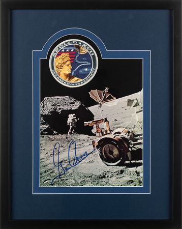 Lot #617 Gene Cernan Signed Photograph - Image 1