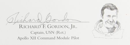 Lot #598 Apollo 12 Signed Lithograph - 'Kissing the Earth' (Ltd. Ed. #533/650) - Image 5