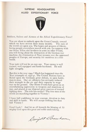 Lot #396 Dwight D. Eisenhower Signed Book - Crusade in Europe (Ltd. Ed. #503/1426) - Image 4