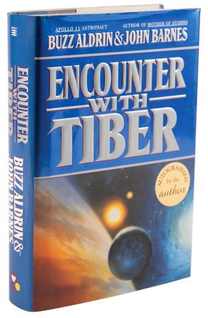 Lot #589 Buzz Aldrin Signed Book - Encounter with Tiber - Image 3