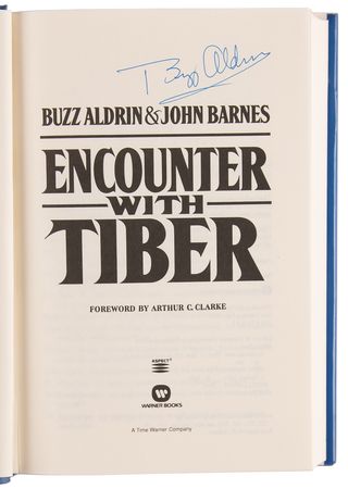 Lot #589 Buzz Aldrin Signed Book - Encounter with Tiber - Image 4