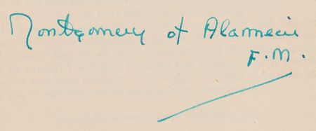 Lot #519 Montgomery of Alamein Signed Book - Normandy to the Baltic - Image 2