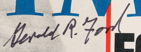Lot #71 Gerald Ford Signed Time Magazine - Image 2