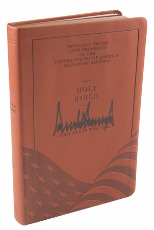 Lot #127 Donald Trump Signed Holy Bible - 'Signature Edition' - Image 1