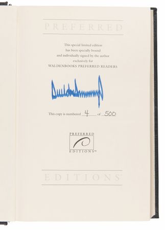 Lot #137 Donald Trump Signed Book - Trump: Surviving at the Top (Ltd. Ed. #4/500) - Image 4