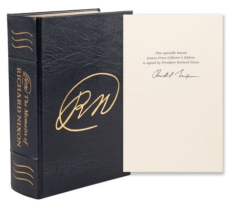 Lot #100 Richard Nixon Signed Book - The Memoirs of Richard Nixon - Image 1